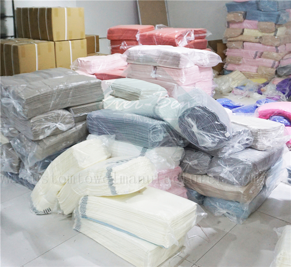 China Bulk jumbo bath sheets egyptian cotton Towels factory waffle weave bath sheet supplier